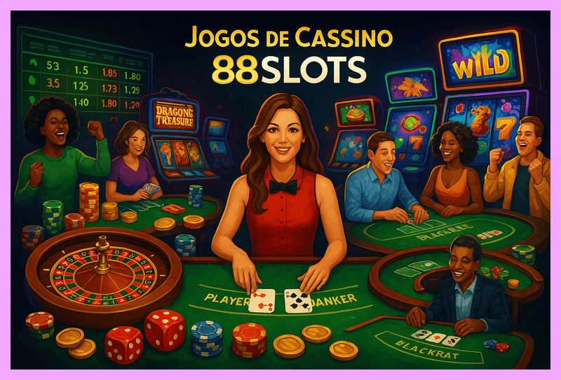Jogos de cassino online inovadores e emocionantes na 88SLOTS